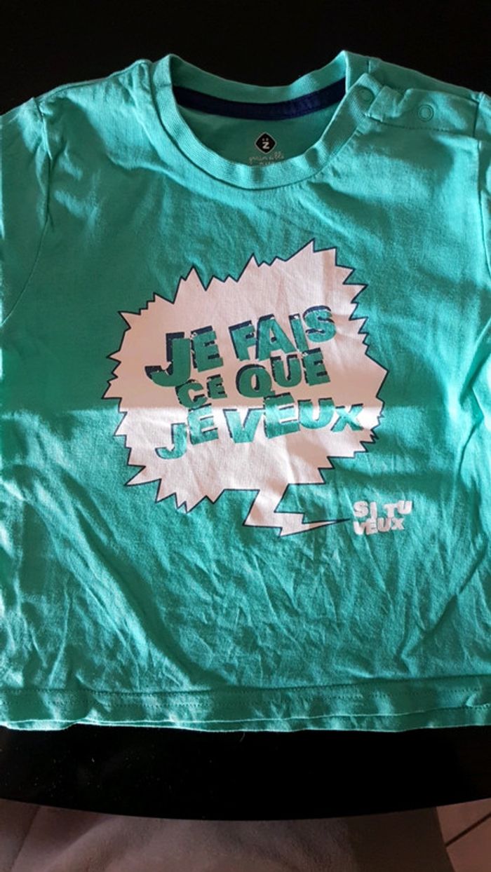 Lot de tee shirts garçon 24 mois - photo numéro 7