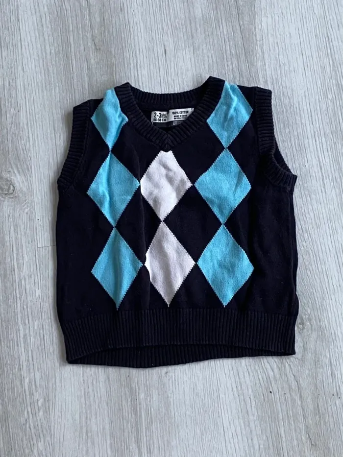 Pull sans manche taille 2/3 ans Zara