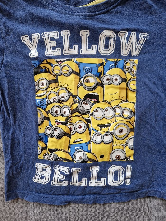 T-shirt minions taille 104/110 - photo numéro 2