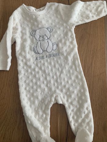 Pyjama velours 6 mois