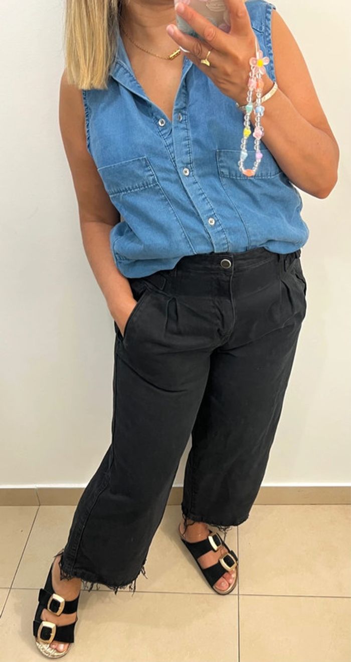 🌸Chemise sans manche en Lyocell Pull & Bear Taille M - photo numéro 2