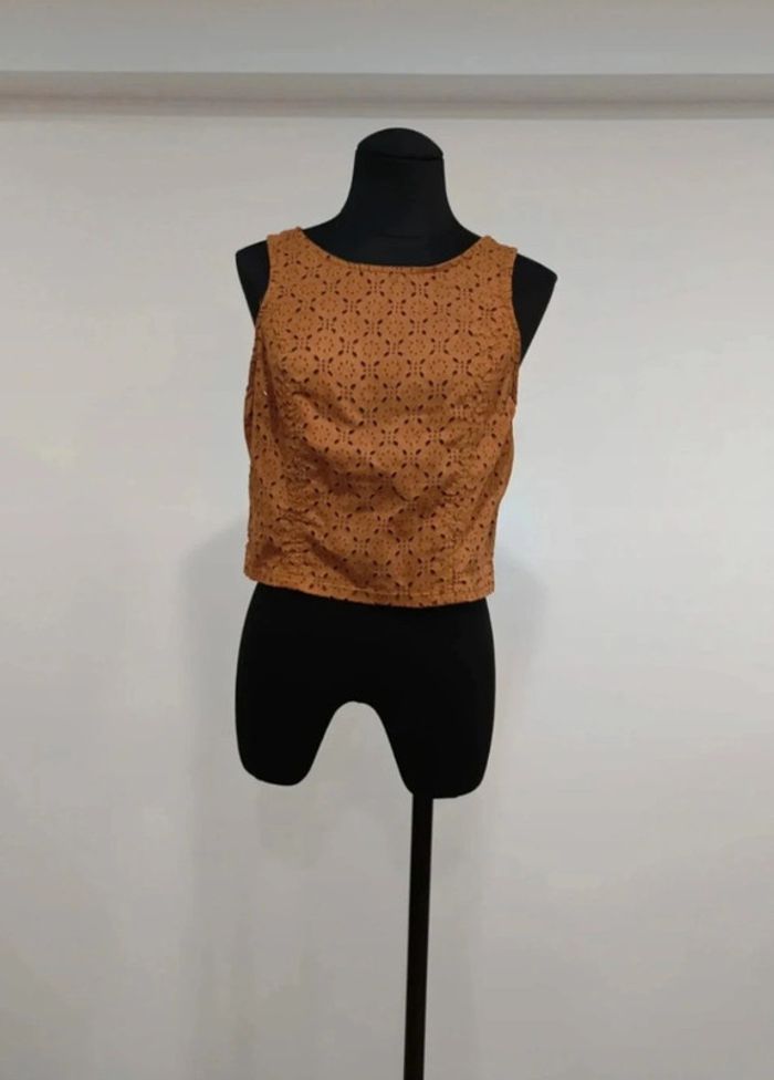 Haut en suédine Bershka taille S/M - photo numéro 2