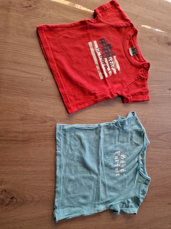 2 t-shirts 3 mois