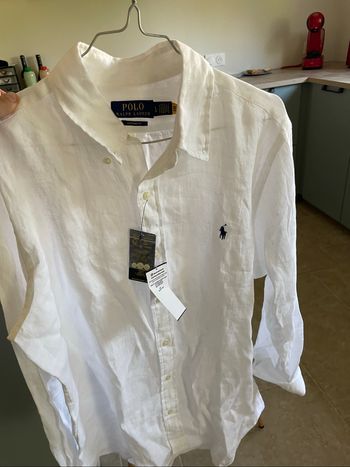 Chemise lin blanc