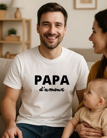 T-shirt papa d'amour