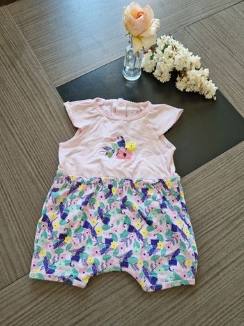 Grenouillère été 6 mois fille