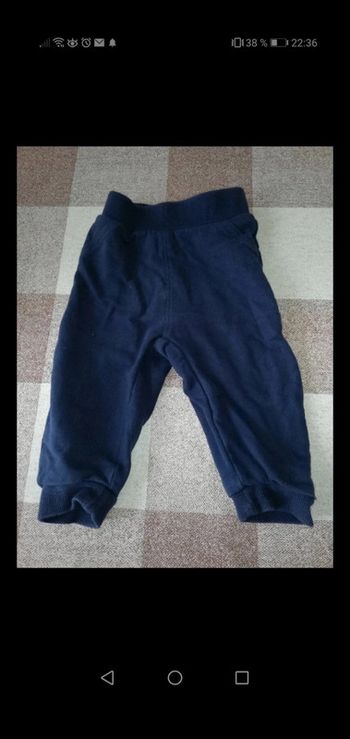 Bas de jogging 12 mois Marine Tex