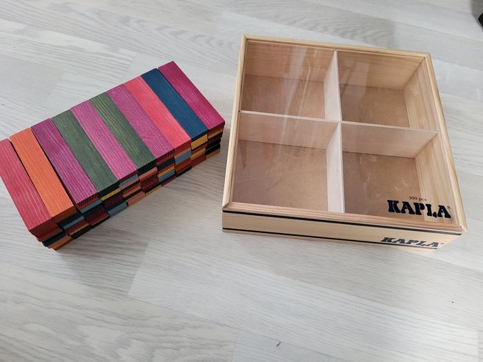 coffret bois 100 kapla de couleurs (25e) - photo numéro 3
