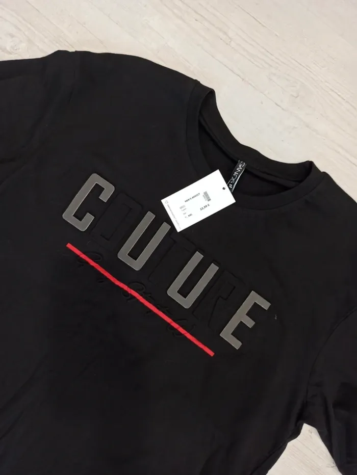 Tee shirt noir homme xxl - photo numéro 2