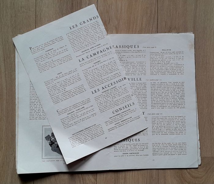 Vintage petite revue jardin des modes les tricots - photo numéro 7