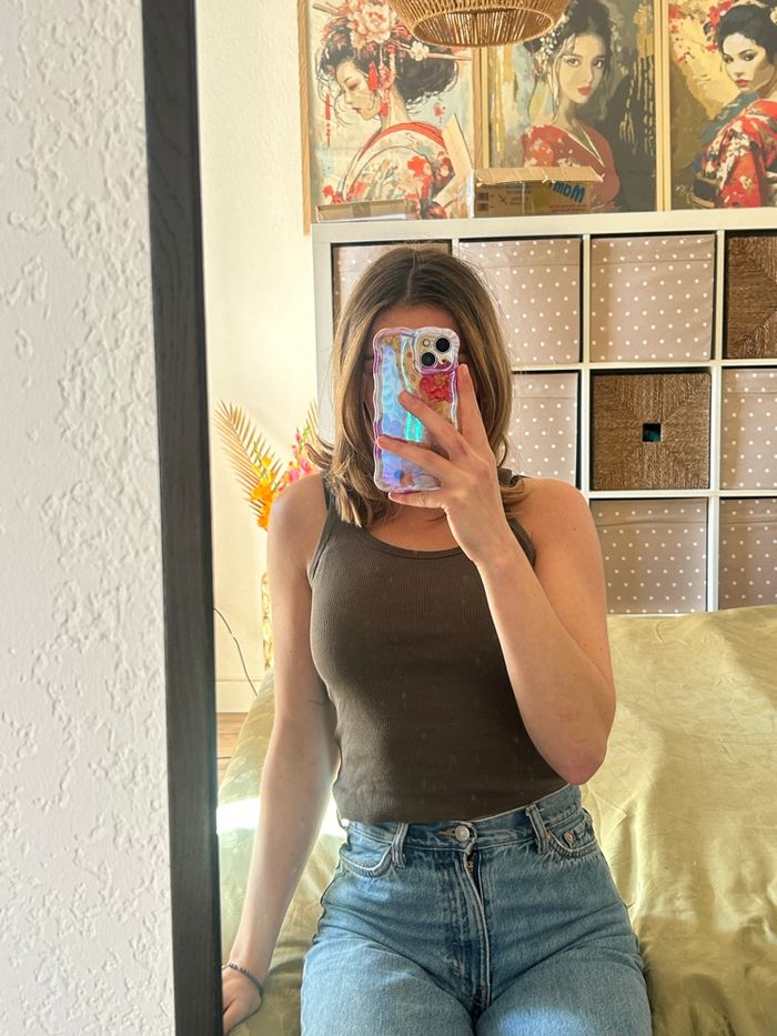 Débardeur bershka kaki