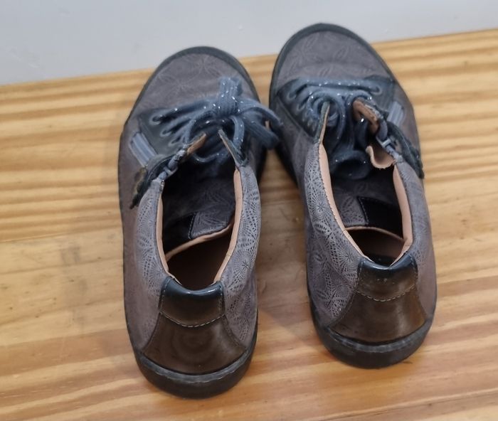 bottines grise aster taille 33 chaussure fille - photo numéro 4