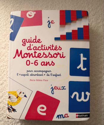 Livre - guide d’activités Montessori