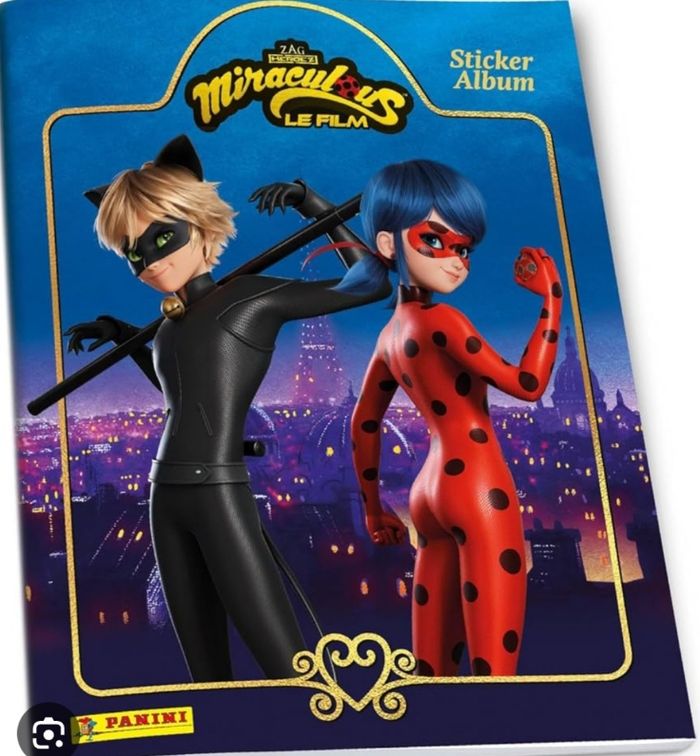 Collection stickers miraculous film neufs