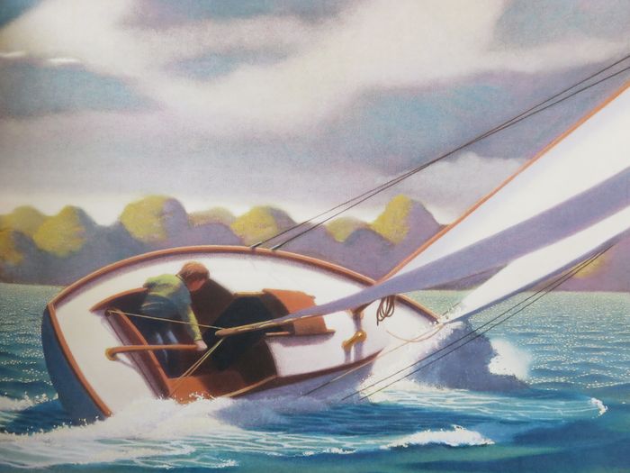 Album 8 à 13 ans : L'épave du Zéphyr . (CHris Van Allsburg - L'école des loisirs) - photo numéro 5