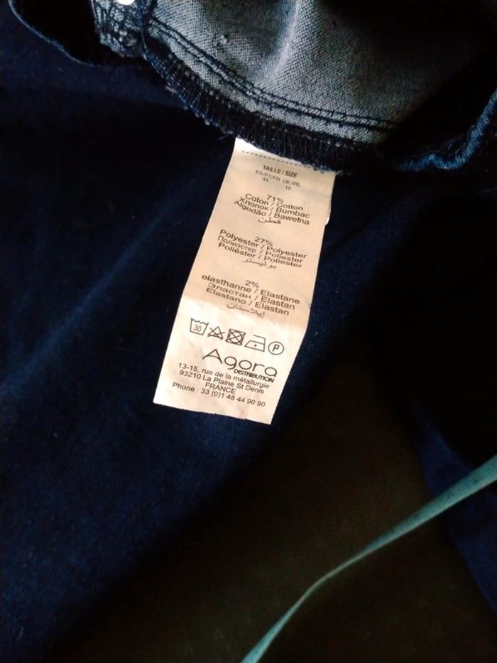 Jegging slim bleu brut femme 44 b. a basic - photo numéro 17