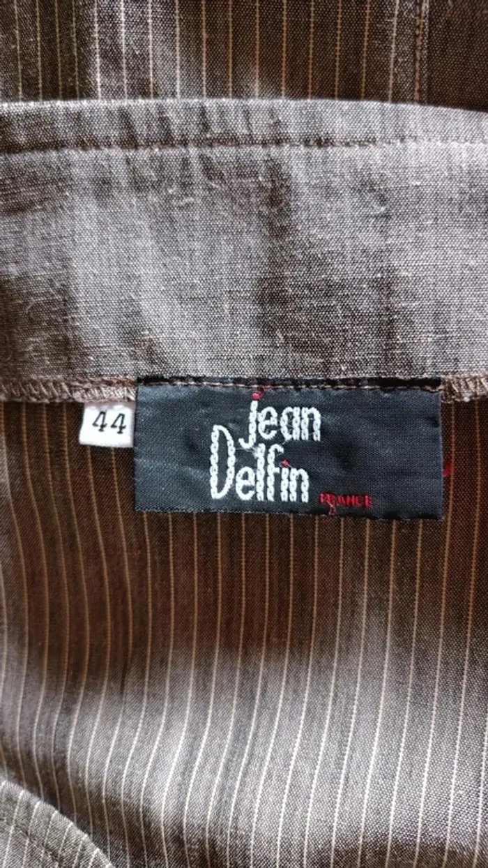 🌸Jupe mi-longue, Jean Delfin, taille 44 - photo numéro 4
