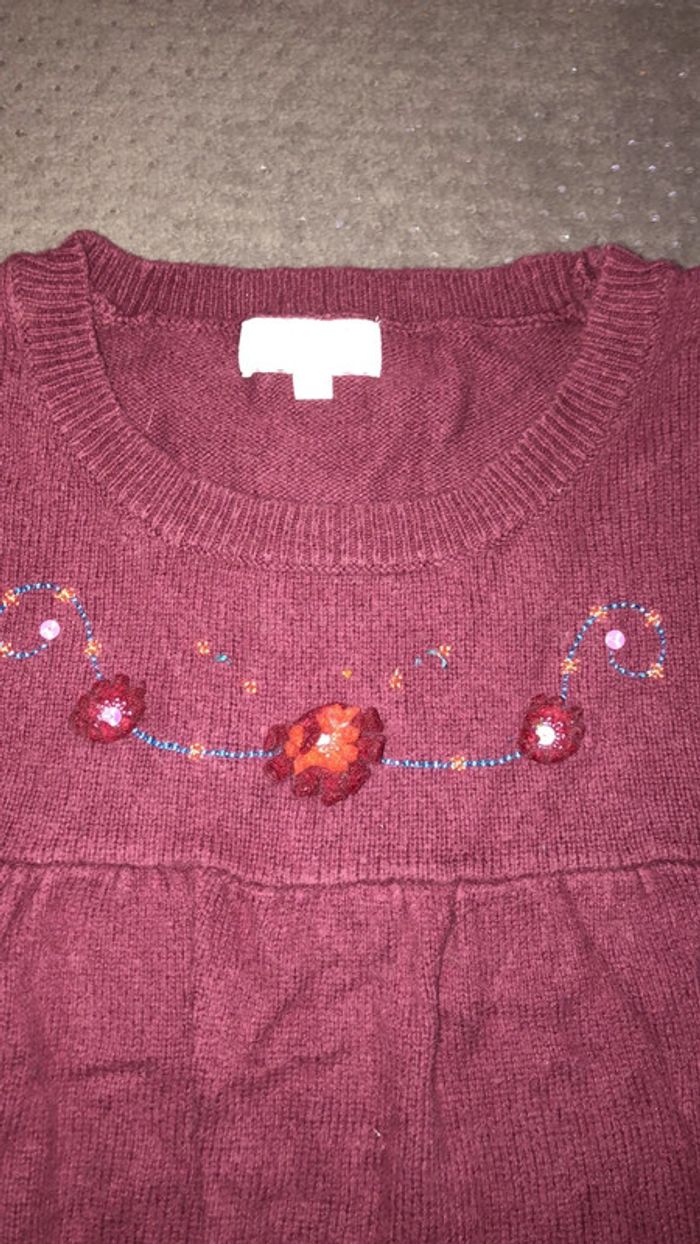 Pull fin manches courtes fille 8 ans - photo numéro 2