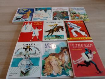  Lot de 10 livres, bibliothèque rose (divers)(7)