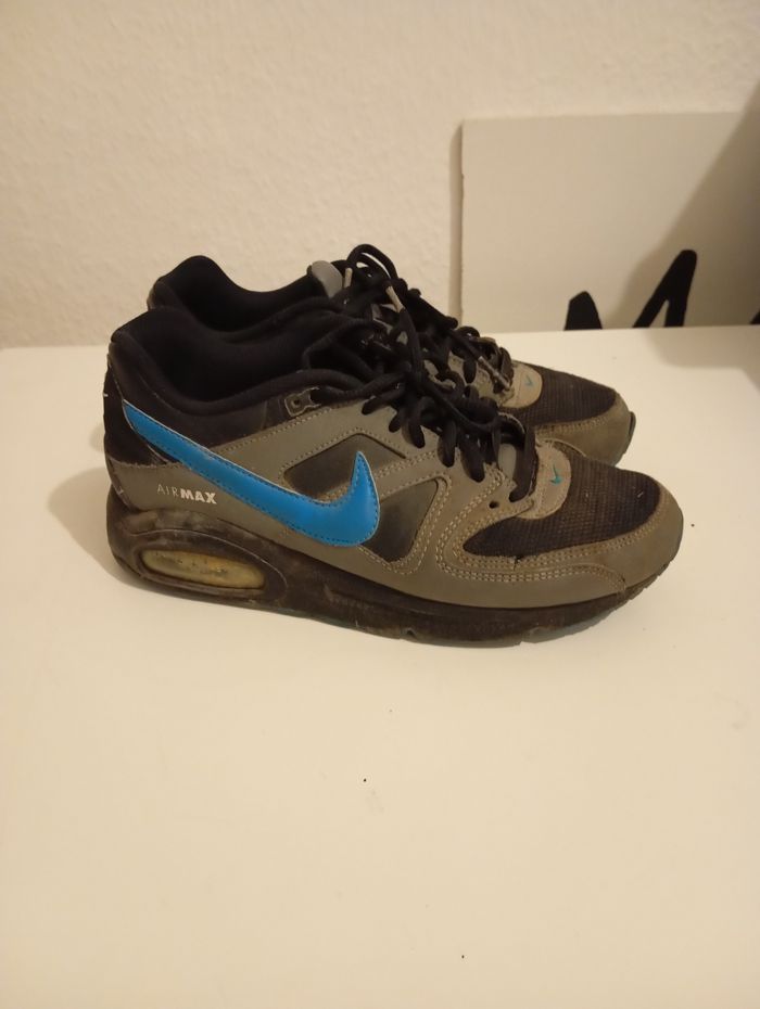 Basket noir grise et bleu Nike Airmax - photo numéro 2