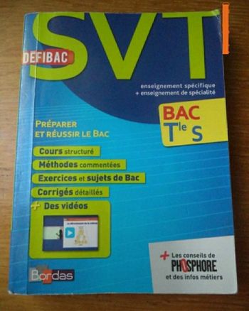 Livre de révision Defibac - SVT