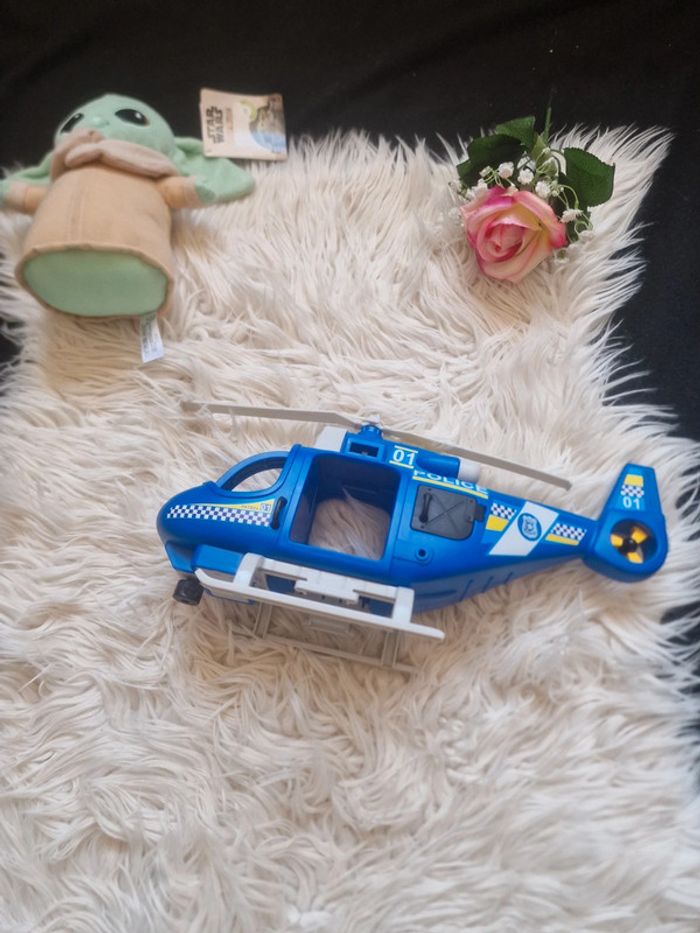 Hélicoptère police avec accessoires - photo numéro 2