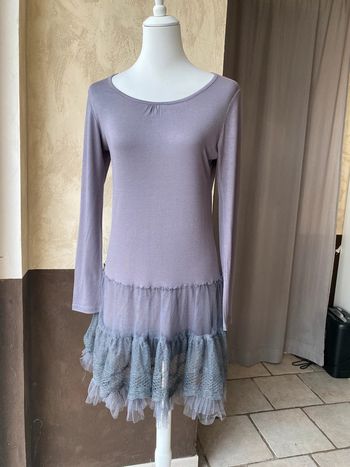 Robe tunique jupon grise maElla M
