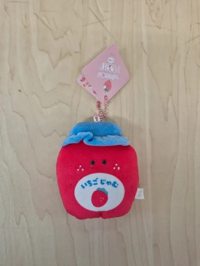 Porte-clés peluche Tsuburana Hitomi Ichigo Fare : Confiture