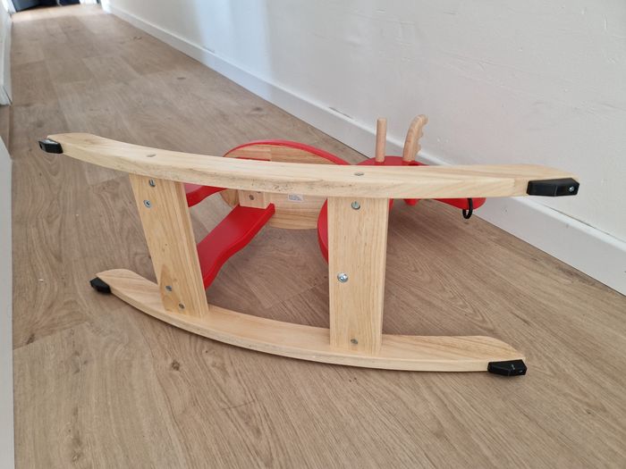 Porteur / Cheval à bascule Élan en bois rouge IKEA (Moose) - photo numéro 5