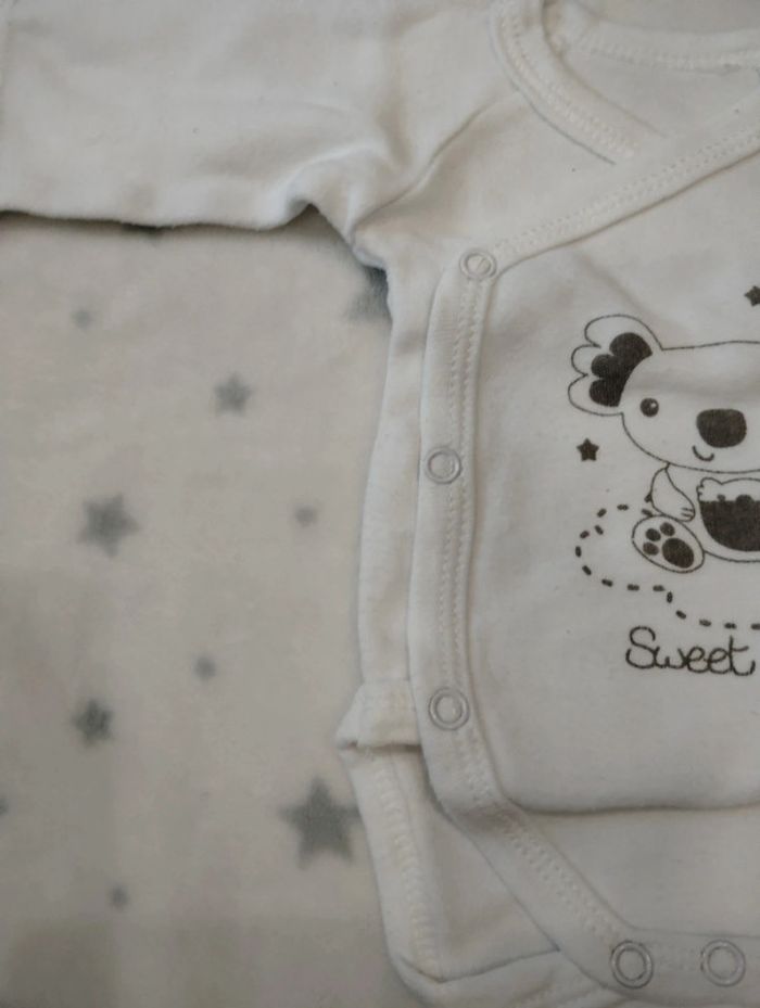 Lot de bodies caches cœur pour "Mini baby" - photo numéro 4