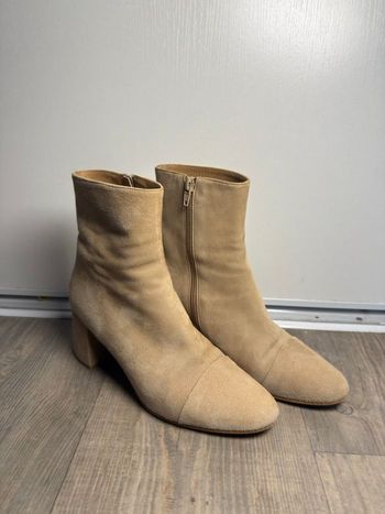 Bottine jonak daim camel beige taille 38