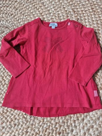Tee-shirt manches longues nano nanette 18 mois