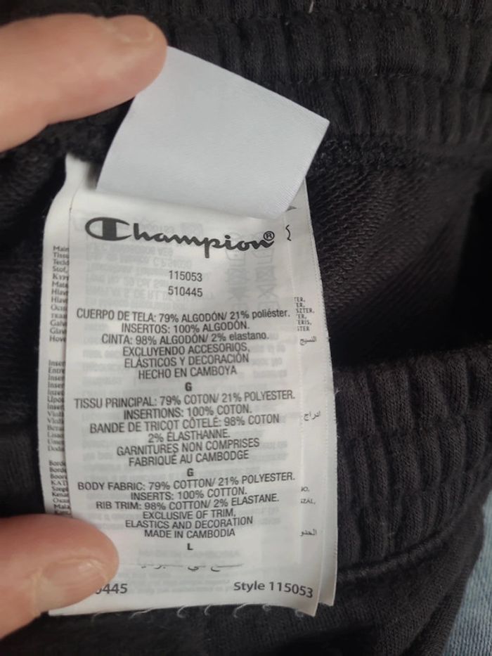 Pantalon jogging Champion noir - photo numéro 10