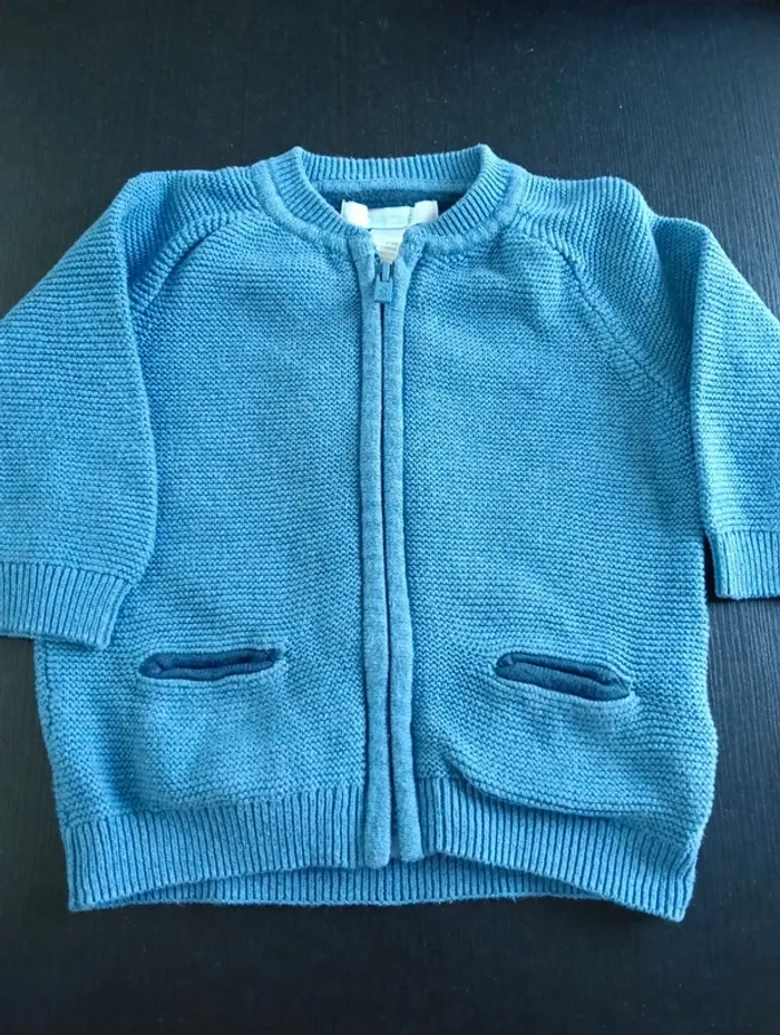 Gilet zippé 3 mois