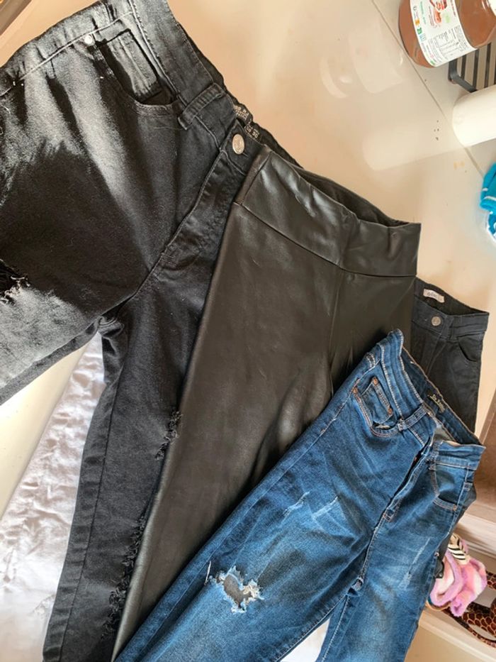 Pantalon XS lot de 5 jeans - photo numéro 2