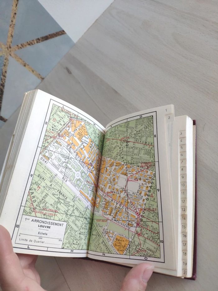Plan de Paris vintage par arrondissement et communes de banlieue Leconte éditeur - photo numéro 8
