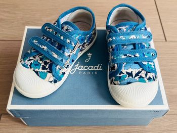 Tennis à scratch en toile Liberty exclusif Poppy and Daisy Jacadi P-21