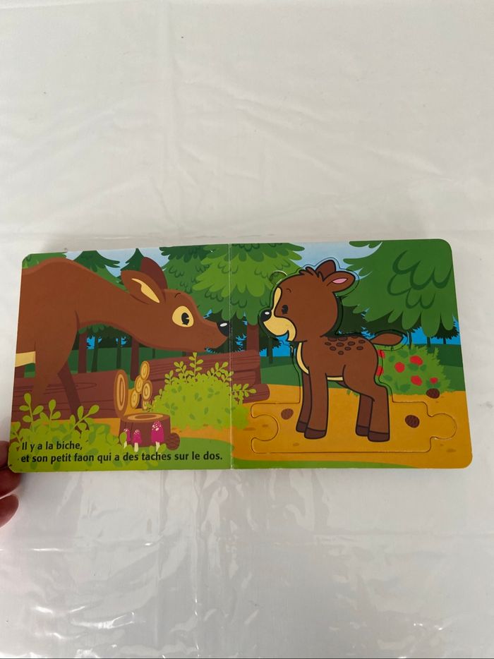 Livre la farandole des puzzles les animaux de la forêt - photo numéro 9