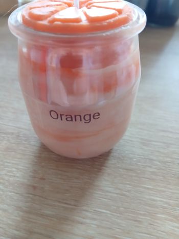 Bougie senteur orange