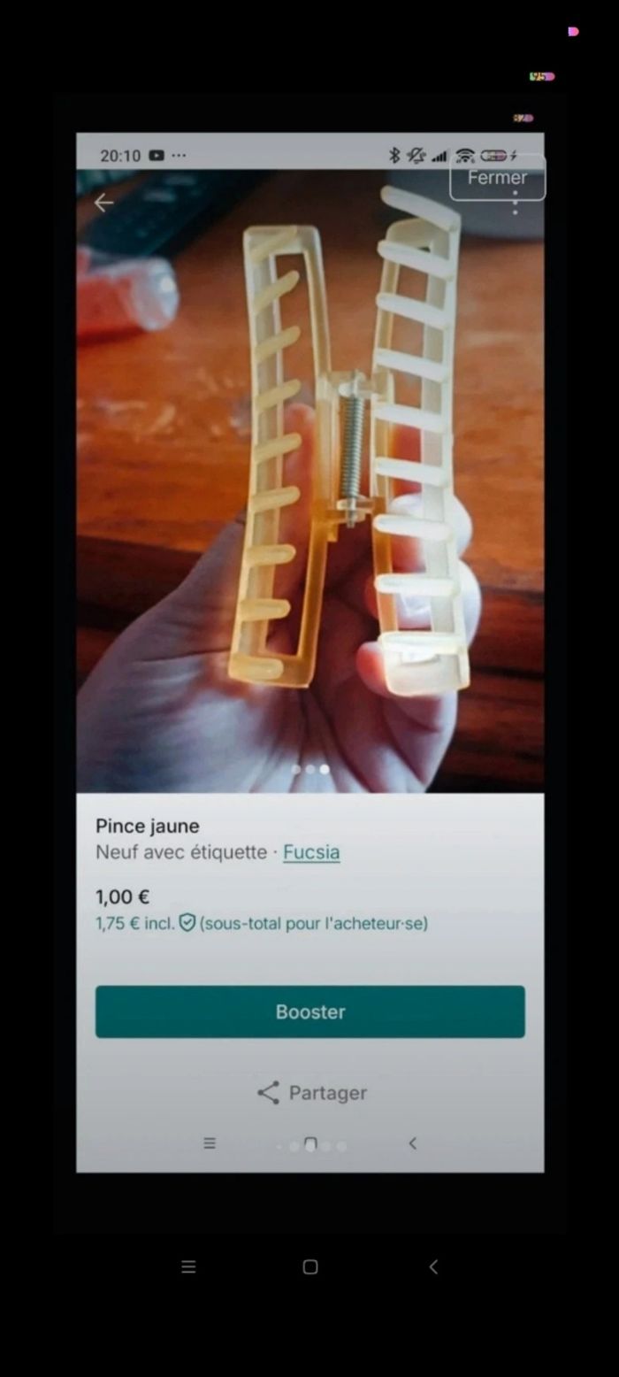 Pince jaune - photo numéro 3