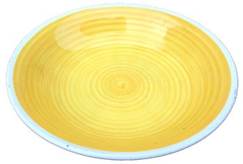 Années 1950 Assiette creuse Digoin Sarreguemines France modèle carnaval