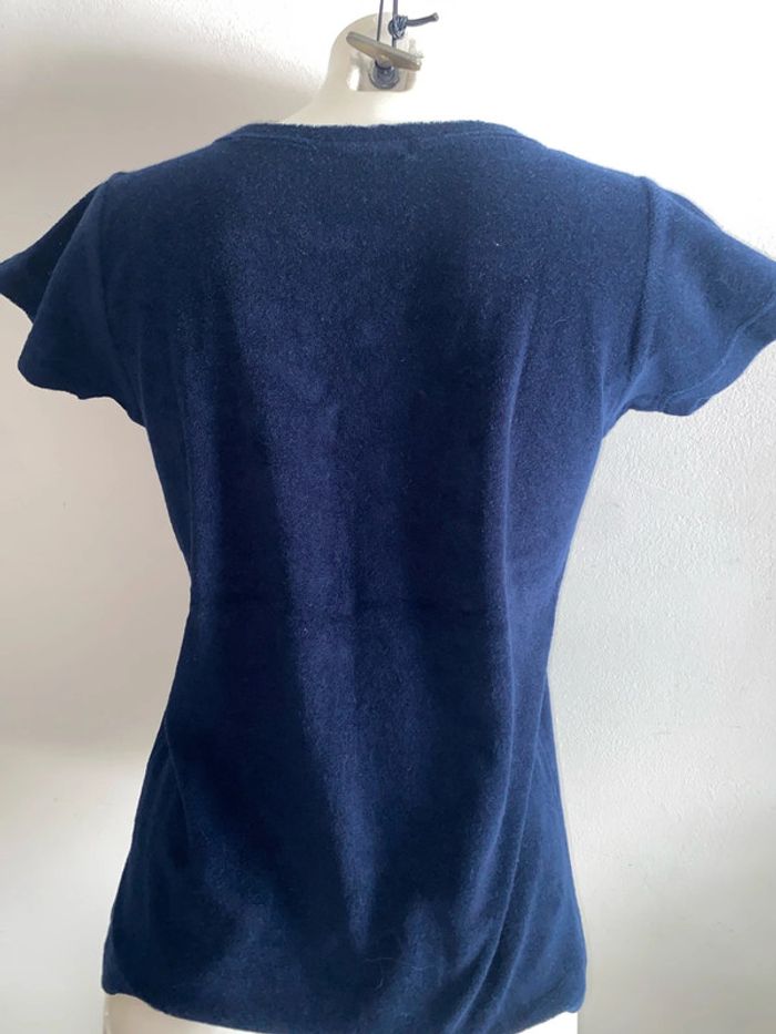 Tee-shirts en éponge bleu marine - photo numéro 4