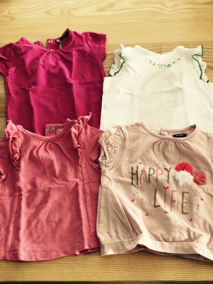 Lot de tee-shirts fille