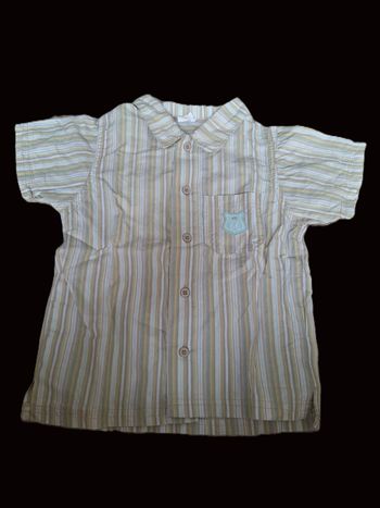 Chemise manches courtes 24 mois