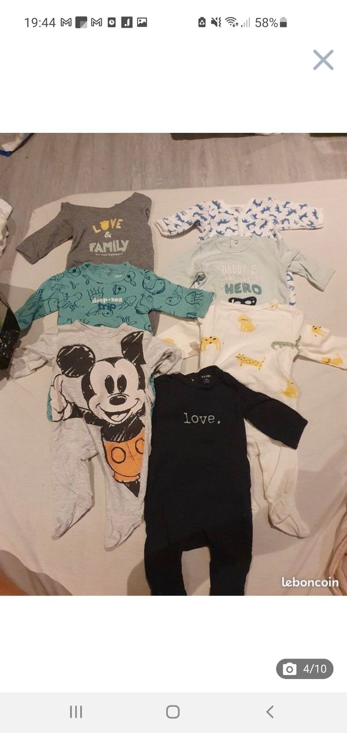 Vetement garçon 1 mois - photo numéro 4