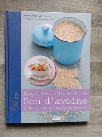 Livre de recettes minceur au son d'avoine