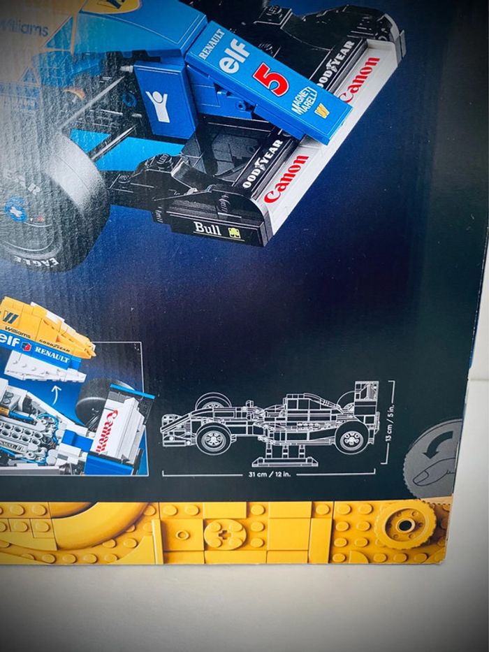 LEGO Icons 10353 - Williams Racing FW14B Et Nigel Mansell - Neuf et Scellé - photo numéro 7