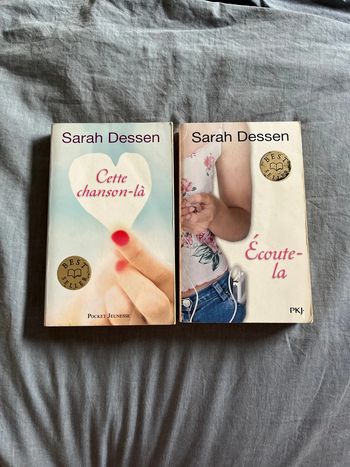 Lot de deux livres de Sarah Dessen