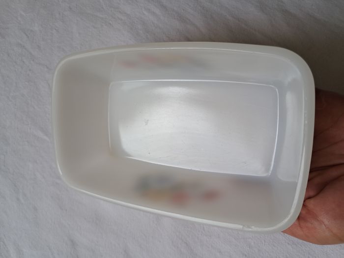 Lot 3 beurriers raviers plats Arcopal motifs fleurs ancien vintage - photo numéro 9