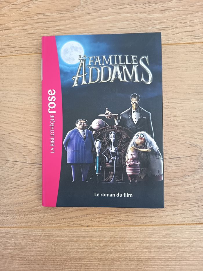 Livre roman enfant, La famille Addams, Éditions Hachette Jeunesse, NEUF